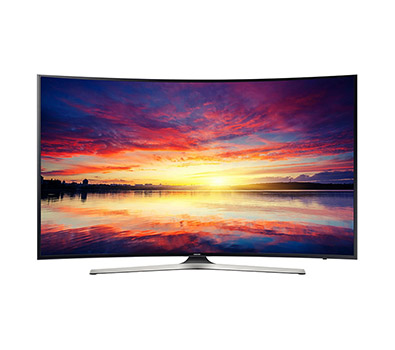 Televisor Samsung 55 UHD 4K Curvo Smart TV Serie KU6100 con HDR